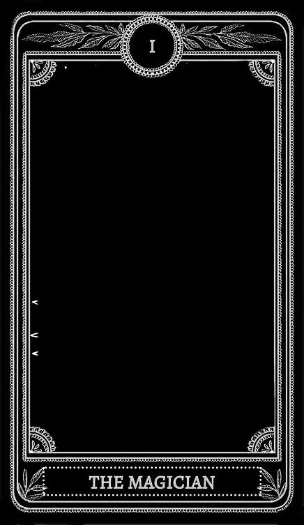 Blank Tarot Card Template, Trading Cards Template, Tarot Card Template, The Magician Tarot Card, Magician Tarot Card, Trading Card Template, Magician Tarot, The Magician Tarot, Halloween Board