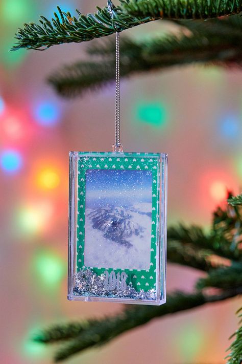 Instax Mini 2018 Christmas Ornament | Urban Outfitters Instax Ornament, Memories Ideas, Picture Frame Ornaments, Country Fashion Women, Card Inspo, Street Swag, Ornament Frame, All I Want For Christmas, Christmas Photo