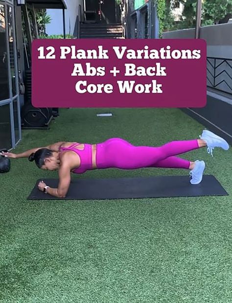 Jeanette Jenkins Plank Variation Ab and Back Core Workout Ab Blast, Jeanette Jenkins, Best Fat Burning Workout, Plank Variations, Core Work, Plank Workout, Popsugar Fitness, Save For Later, Bodyweight Workout