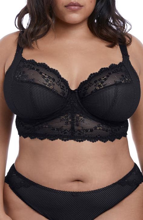 Comfy Lingerie, Big Bra, Best Lingerie, Longline Bra, Plunge Bra, Lace Fashion, Full Figured, Underwire Bra, The Sweet