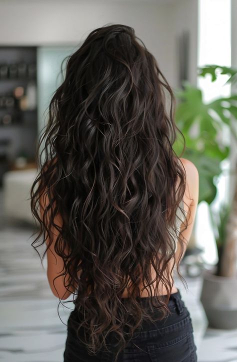 Haircuts For Thick Hair, Thick Wavy Hair, Wavy Haircuts, Haircuts For Wavy Hair, Haircuts For Curly Hair, Haircut For Thick Hair, Long Wavy Hair, Beat The Heat, Long Curly Hair