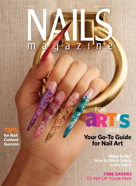 NAILS Magazine | May 2017 Issue Nail Magazine Cover, Nail Magazine, Nails Photoshoot, Nail Poster, Nail Serum, Nails 2017, Image Nails, Nail Board, Nail Time