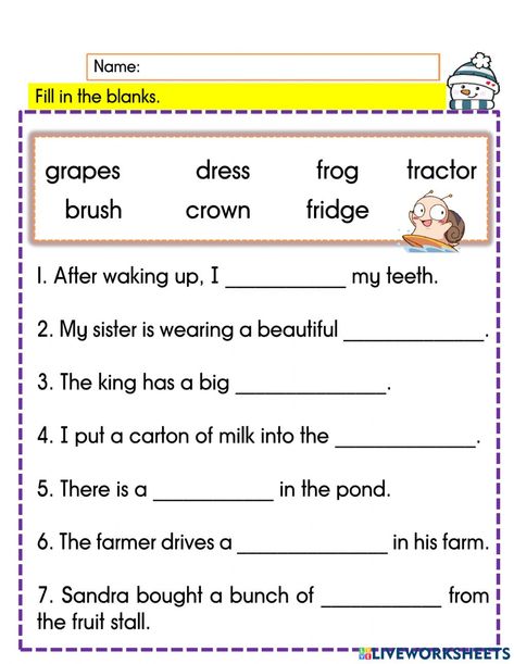 R Blends, English Worksheets For Kids, English As A Second Language (esl), Beginning Sounds, Phonics Worksheets, English As A Second Language, Year 3, Simple Stories, School Subjects