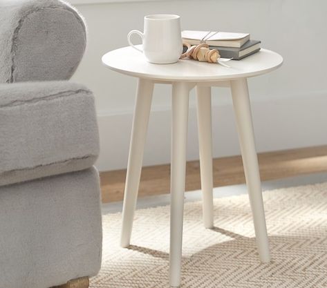 Modern Spindle Kids Side Table | Pottery Barn Kids Playhouse Loft Bed, Reading Room Design, Farmhouse Playroom, Panda Nursery, Blue Nursery Boy, Room Moodboard, Baby Boy Nursery Ideas, Lounge Living Room, Writing Office