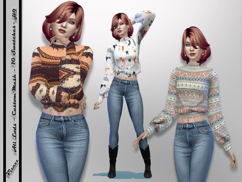 pizazz's Over Sized Shirt Family Sims 4, Sims 4 Cc Tops, Ts 4 Cc, Cc Top, Sims 4 Cc Maxis Match, Sims 4 Cc Maxis, Ts4 Mods, Sims 4 Game Mods, Sims 4 Mods Clothes