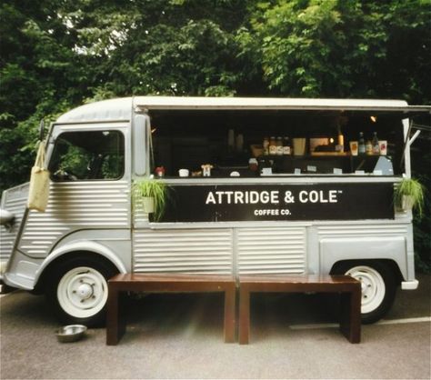 Attridge  Cole Coffee Co. Timber Seating, Coffee Van, Food Truck Festival, Coffee Ideas, Coffee Truck, Porsche Classic, Coffee Carts, Food Cart, Ice Cream Truck