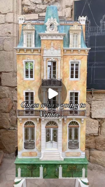 Eric Lansdown on Instagram: "Here we have another of Eric’s stunning 2nd empire French chateaux✨  #magical#craftmanship#artist#woodwork#homofaber2024#france#dollhouse#architecture#craft#fineart" Dollhouse Architecture, Fairfield Dollhouse, French Doll House, Italian Villa, Dollhouse Kits, Miniature Diy, French Chateau, Doll Houses, Doll House