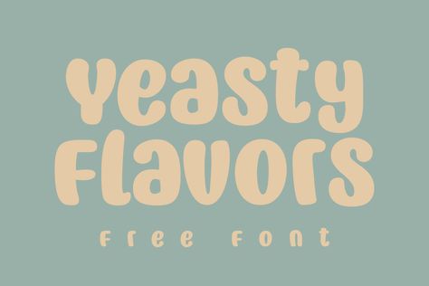 Free download of Yeasty Flavors Font. Released in 2022 by Niskala Huruf and licensed for personal and commercial-use. Click now to create a custom image with your own words that you can download. Commercial Free Fonts, Friendly Fonts, Free Fonts For Commercial Use, Fonts For Commercial Use, Modern Fonts Free, Free Handwritten Fonts, 1001 Fonts, Free Script Fonts, Great Fonts