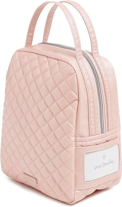 Stylish Vera Bradley Women's Cotton Lunch Bunch Lunch Bag in Rose, made from recycled cotton. Perfect for carrying lunch to work, school, or on-the-go. Eco-friendly and chic design. Pink, Prime Day Lunch Essentials, Cute Backpacks For School, School Wishlist, Window Interior, Cute Backpacks, Bag Women, School Backpacks, Lunch Bag, Beautiful Patterns