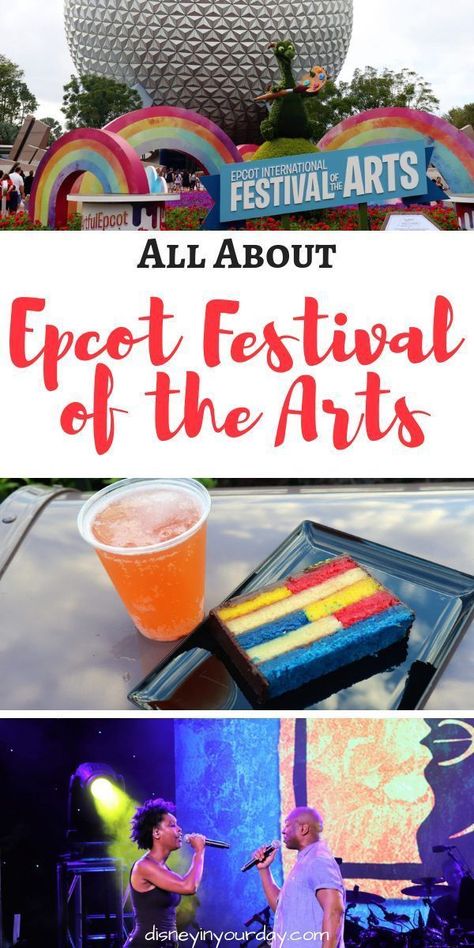 Epcot International Festival of the Arts - Disney in your Day Disney Festival Of The Arts, Epcot Tips, Florida Destinations, Disney World Epcot, Epcot Food, Disney Princess Quotes, Disney Vacation Planning, Disney Things, Disney Epcot