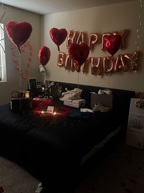 19 Birthday Surprise, Hotel Birthday Set Up For Boyfriend, 21st Birthday Surprise Ideas Boyfriends, Birthday Ideas For Girlfriend Surprise, 21st Bday Gift Ideas For Boyfriend, Girlfriends 21st Birthday Ideas, Girlfriend 18th Birthday Ideas, 21 Birthday For Boyfriend, 23 Birthday Boyfriend