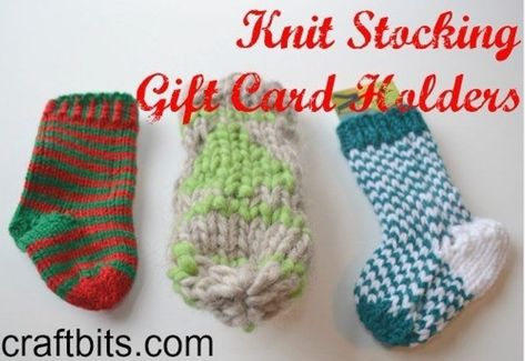 These Knit Stocking Gift Card Holders are wonderful holiday crafts to have up your sleeve when getting ready for the best season of the year. This easy knitting pattern is for a tiny stocking, a wonderful gift knit or even a decoration knit pattern! Bunny Peeps, Knit Stocking, Gift Card Holders, Felt Bunny, Knit Stockings, Wine Bottle Diy Crafts, Fun Christmas Decorations, Stocking Gifts, Christmas Tree Pattern