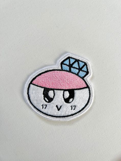 Kpop Patches, Kpop Embroidery, Bag Patches, Fabric Glue, Cricut Projects Vinyl, Straight Stitch, Patch Design, Sew On Patches, Embroidery Patches