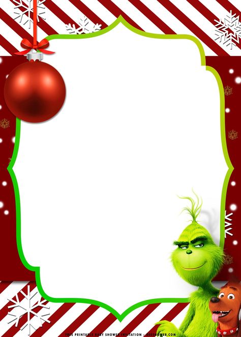 Get (FREE Printable) - Christmas Grinch Baby Shower Invitation Templates The Grinch Christmas Card, Grinch Template, Grinch Pumpkin, Grinch Christmas Card, Christmas Party Invitations Free, Grinch Baby, Free Printable Baby Shower Invitations, Tall Pumpkin, Grinch Christmas Party