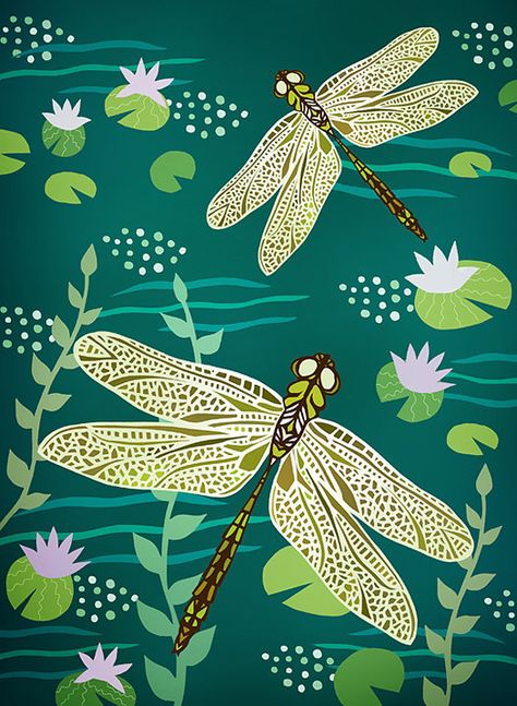 Buddha Mural, Painting Dragonfly, Papercut Illustration, Dragonfly Illustration, Insect Design, Dragon Flys, Damselflies, Dragon Flies, Dragonfly Art