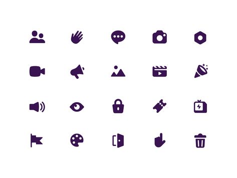 Airtime Iconography 2019 by Martin David Corporate Icons, Pictogram Design, Graphic Design Assets, Icon Sets, Brand Icon, Simple Icon, Glyph Icon, House Illustration, Website Redesign