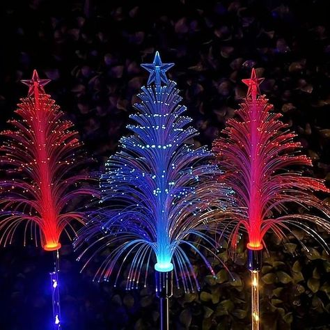 Quantity:1PC; Light Color:RGB,Color-changing; LED Beads Quantity:1; Voltage (V):5; Wattage:3.5; Type:Pathway Lights Lanterns,LED Solar Lights; Features:Solar Powered,Creative; Listing Date:09/22/2023 Real Xmas Trees, Solar Tree Lights, Solar Christmas Tree, Solar Tree, Solar Garden Decor, Solar Flower Lights, Trees Lights, Solar Christmas Lights, Solar Landscape Lighting