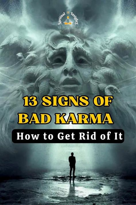 13 Signs of Bad Karma and How to Get Rid of It Bad Karma Quotes, Karmic Debt, Feng Shui Money, Bad Karma, Laws Of Life, Occult Science, Witch Spirituality, Healing Frequencies, Akashic Records