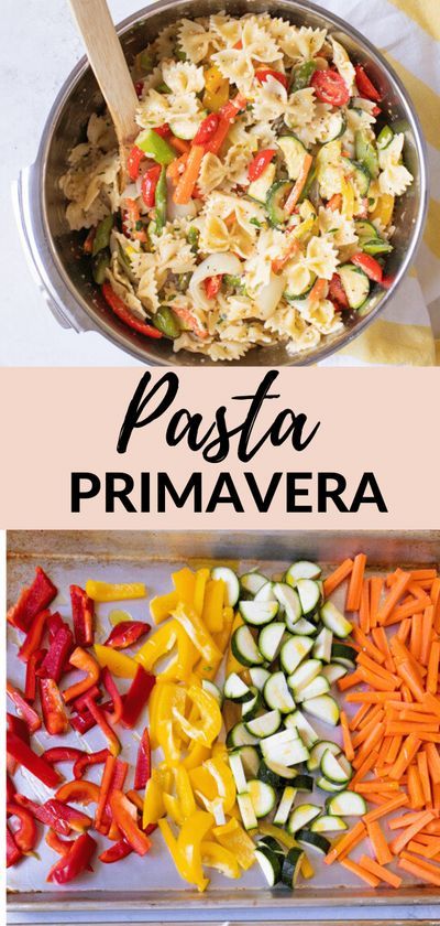 Healthy Pasta Primavera is a must have during the warmer Spring and Summer months. It is light and refreshing and full of roasted vibrant vegetables like summer squash, asparagus and tomatoes. #primavera #pastaprimavera Healthy Pasta Primavera, Asparagus And Tomatoes, Ground Turkey Pasta, Avocado Pesto Pasta, Pasta Primavera Recipe, Spiral Pasta, Healthy Pasta, Garlic Herb Butter, Pasta Primavera