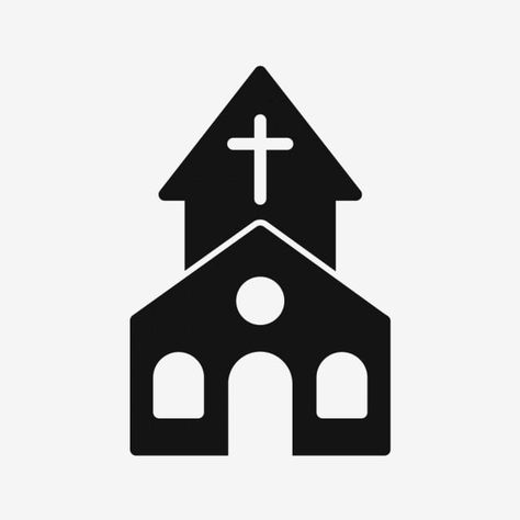 Church Silhouette, Church Clipart, Building Png, Vector Whatsapp, Square Png, Circle Vector, Church Icon, Church Backgrounds, Location Icon