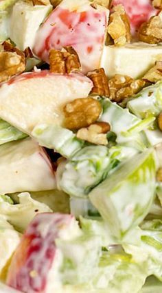 Apple Mayo Salad, Granny Smith Apple Salad Recipes, Apple Celery Walnut Salad, Granny Smith Apple Salad, Apple And Walnut Salad, Fresh Apple Salad Recipes, Apple Walnut Salad, Cook Quinoa, Apple Salad Recipes