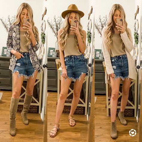 Jean Shorts Outfit, Denim Shorts Style, Jean Short Outfits, Denim Shorts Outfit, Shorts Outfit, Mom Shorts, Fall Style, Mom Outfits, Fall Looks