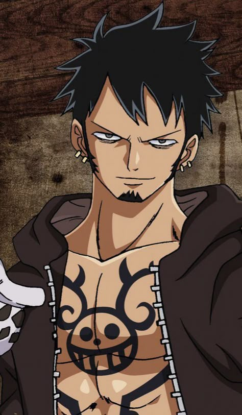 Trafalgar Law No Hat, One Piece Guys, One Piece Law, Trafalgar Law One Piece, Trafalgar Law Wallpapers, Trafalgar D Water Law, Doflamingo Wallpaper, Law One Piece, One Piece Style