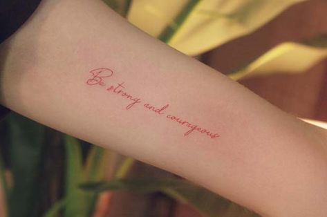 Pink Tattoo Ink, Black People Tattoos, Ink Quotes, Any Tattoo, Red Ink Tattoo, Floral Thigh Tattoos, Cursive Tattoos, Pink Tattoo, Beautiful Flower Tattoos