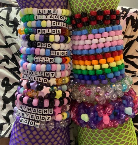 Kandi Bracelets Rave, Scene Bracelets, Kandi Rave, Scene Kandi, Bracelets Kandi, Rave Bracelets, Pulseras Kandi, Rave Jewelry, Kandi Necklace