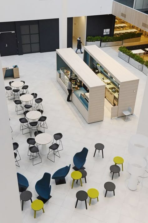 How to design an outstanding office cafeteria – With pictures! Canteen Design, Office Coffee Bar, Office Cafeteria, Cafeteria Design, Office Canteen, Office Space Design, Office Lounge, Office Coffee, Workplace Design