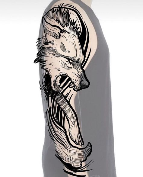 Cr7 Tattoo, Illustrative Tattoo Style, Pitbull Drawing, Ink Tattoo Design, Red Ink Tattoo, Red Tattoo Ideas, Lion Tattoo Sleeves, Girl Back Tattoos, Blackwork Designs