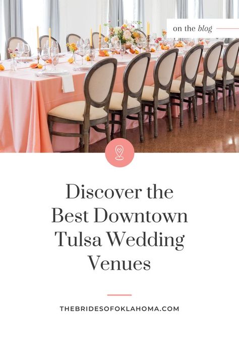 Check out these unique downtown Tulsa wedding venues that are just one of a kind. Tulsa Wedding Venues, Downtown Tulsa, Tulsa Wedding, Tulsa Oklahoma, Planning A Wedding, Oklahoma, A Wedding, Wedding Venues, Wedding Planning