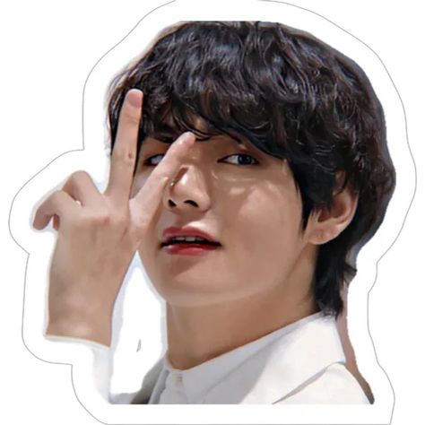 Kim Taehyung Stickers, Kpop Stickers Aesthetic, Taehyung Sticker, Bts Happy Birthday, Sticker Design Inspiration, Bullet Journal Mood Tracker Ideas, Cute Laptop Stickers, Iphone Wallpaper Sky, Pop Stickers