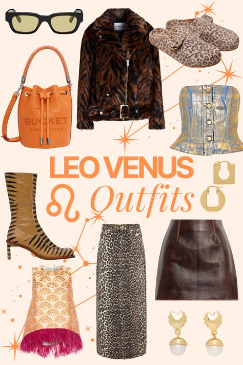 If your Venus is in Leo, your style tends to be daring and maximalist. You embrace trends fearlessly and gravitate towards branded fashion. Your outfits are dramatic and extravagant, yet balanced to complement your presence. You adore bold elements such as feathers, chains, sequins, and vibrant colors like red or black.

#VenusInLeo #LeoStyle #MaximalistFashion #BoldFashion #Trendsetter #DaringStyle #BrandedFashion #DramaticOutfits #Horoscope #CuteOutfit Venus Leo Style Aesthetic, Venus In Leo Style Outfits, Leo Venus Outfit, Leo Style Outfits, Leo Venus Style Outfits, Venus In Leo Style, Venus Leo, Leo Outfits, Leo Fashion