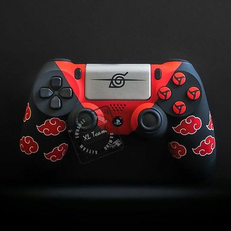 Itachi Uchiha Akatsuki, Control Ps4, Ps4 Controller Custom, Ps4 Controller Skin, Gaming Equipment, Itachi Akatsuki, Console Games, Play 4, Ps4 Skins