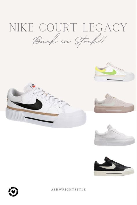 Court Legacy Lift Sneaker Outfit, Nike Court Legacy Platform, Nike Womens Court Legacy Lift Sneaker, All White Nike Court Legacy, Nike Women’s Court Legacy, Nike Court Legacy Next Nature, Nike Court Legacy Pearl White, Nike Court Legacy Lift, Neon Green Outfits