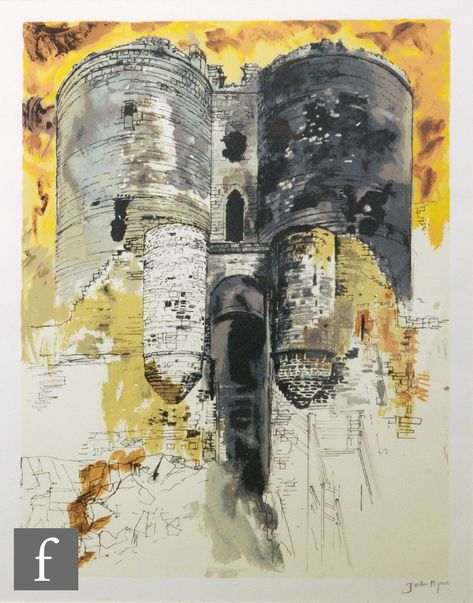 John Piper Artist, Ian Murphy, Castle Keep, Textiles Gcse, Art Structure, Bear Names, Master Board, John Piper, Architectural Drawing