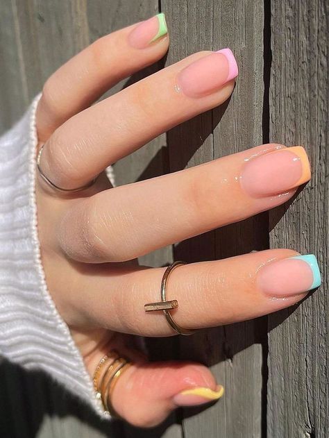 Cute Summer Nail Designs, Spring Nail Designs, Basic Nails, Red Nail Designs, Cute Summer Nails, Blue Nail Designs, Top Ideas, Summer Acrylic Nails, Short Nail Designs