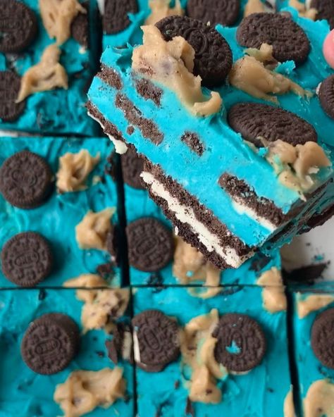 Cookie Monster Treats, Monster Fudge, Ice Sandwich, Ultimate Chocolate Chip Cookies, Oreo Cookie Dough, Cheesecake Fudge, Cookie Monster Cookies, Choc Fudge, Cookies Monster