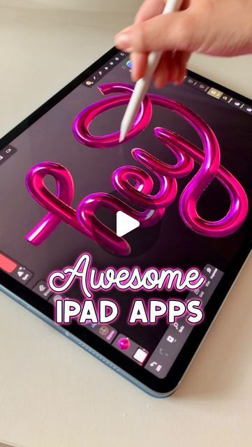 The Creative Bix on Instagram: "My favorite iPad Apps 🤗

Save this video for a rainy day when you want to try a new app out! ✅

Comment your current favorite or most used app on the iPad👇

🖌️ 3D Procreate Brushes 
🖌️ Little Bird Font
**shop thecreativebix.com or through link in bio**

Software used:
📱iPad Air 13” (M2)
✏️ Apple Pencil Pro
.
.
.
.
.
#ipad #ipadpro #procreate #affinitydesigner #adobefresco #digitalplanner #nomadsculpt #digitalplanning #ipadplanner #ipadplanning #thatgirlaesthetic #readingjournal #ipadnotetaking #aestheticnote #ipadnotes #applepencil #applepen #goodnotes #ipadapp #ipadair #appleipad #digitalarttips #apps #art #drawing #digitalart #digitalpainting #vectorart #creativewomen" Drawing App For Ipad, Ipad Apps Design, Apple Pencil Pro, Apple Pencil Drawing Ipad, Apps To Download On Ipad, Drawing Apps Ipad, Art Apps For Ipad, Ipad 13 Pro, Ipad Graphic Design