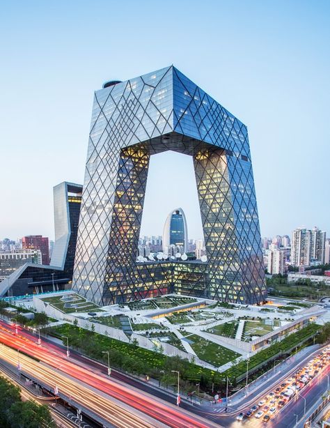 Rem Koolhaas Architecture, Famous Architecture Buildings, Cantilever Architecture, Oma Architecture, Deconstructivism, China Architecture, Jean Nouvel, Famous Architecture, Rem Koolhaas