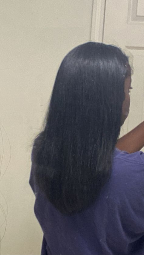 Healthy Hair Growth Black Women, Black Women Healthy Hair, Straighten Hair Black Women, Flat Ironed 4c Hair, Healthy Type 4 Hair, Healthy Hair Black Women, Straight 4c Hair, Flat Ironed Hair Black Hairstyles, Heatless Hairstyles For Long Hair