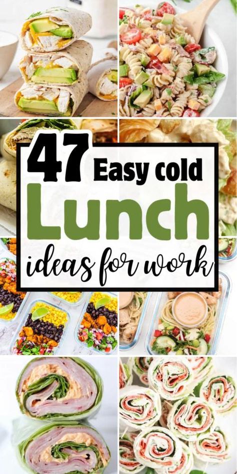 lunch for work Work Lunch Ideas For Men, Take To Work Lunch Ideas, Cold Lunches For Work, Healthy Lunches To Take To Work, Easy Cold Lunch Ideas, Cold Lunch Ideas For Work, Cheap Healthy Lunch, Cold Lunch Recipes, Healthy Cold Lunches