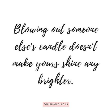 ✨Blowing out someone else's candle doesn't make yours shine any brighter.✨ - #communityovercompetition is one of my favourite hashtags. Started by @risingtidesociety over a year ago to celebrate relationships over opportunity. That the best businesses serve others, they build communities and grow together. That competition is healthy as long as to get ahead you aren't putting others down. - Sadly, some people can't accept this, they have to put others down in order to get ahead. It's happened to Healthy Competition Quotes, Build Up Others Quotes, Cheering On Others Quotes, Quotes About Belittling Others, Build People Up Quotes, Build Others Up Quotes, Community Over Competition Quotes, Put Down Quotes, Clap For Others Quotes