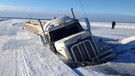 Fuel Truck, Northwest Territories, Clean Your Car, Tanker Trucking, Bear Lake, Arctic Circle, A Truck, Heavy Truck, Semi Truck