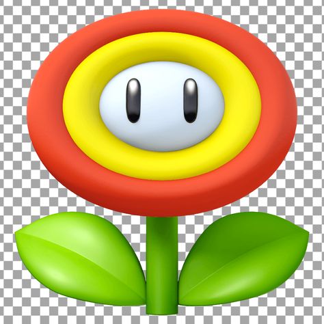 Fire Flower Tattoo, Mario Bros Png, Mario Bros Party, Super Mario Birthday Party, Mario Birthday Party, Super Mario Birthday, Mario Kart 8, Princesa Peach, Fire Flower