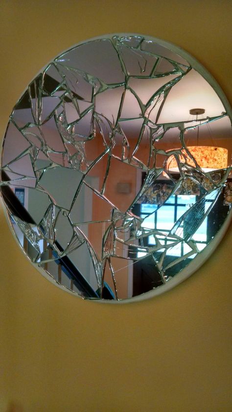 Smashed Mirror Art, Mirror Cracks Reference, How To Draw Cracked Mirror, Smashed Mirror Aesthetic, Smashed Glass Aesthetic, Broken Glass Mirror, Mirror Shattered, Broken Mirror Reference, Cracked Mirror