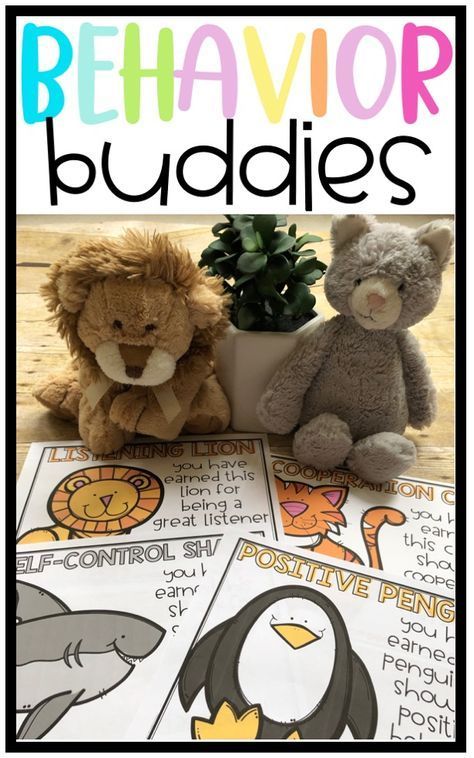 Behavior Buddies! Promote positive behavior in your classroom using stuffed animals! Students can earn a stuffed animal for their positive behavior and take home a certificate to share with their families! Class Positive Reinforcement, Non Verbal Cues In The Classroom, Preschool Discipline Ideas Classroom Behavior, Preschool Positive Reinforcement Ideas, Behavior Preschool Ideas, Behavior Room Ideas, Reset Classroom Behavior, Pbis Preschool Ideas, Preschool Prize Box Ideas