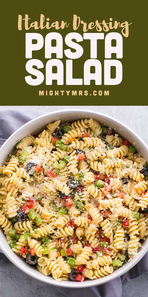 Classic Italian Pasta Salad Suddenly Pasta Salad Recipe Classic, Cold Pasta Salad Recipes Healthy, Italian Dressing Pasta, Garden Pasta Salad Recipe, Classic Italian Pasta Salad, Italian Dressing Pasta Salad, Garden Pasta Salad, Easy Italian Pasta Salad, Classic Italian Pasta