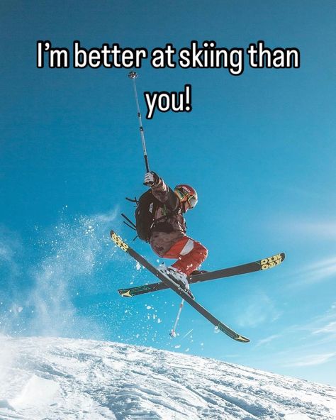 Send this to the worst skier you know 👉 Follow @the.snow_zone #skiing #snowboarding #ski #snowboard #skiseason #snow #winter #wintersports #wintersport #snowsports Skiing Memes Funny, Skiing Memes, Downhill Skiing, Ski Season, Winter Sport, Snow Sports, Snow Winter, Ski Snowboard, Memes Funny